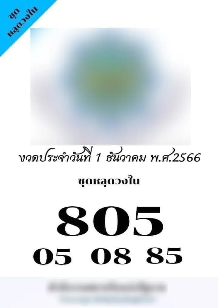 เลขเด็ด หวยดัง เลขหลุดวงใน แนวทางรัฐบาล 1/12/66